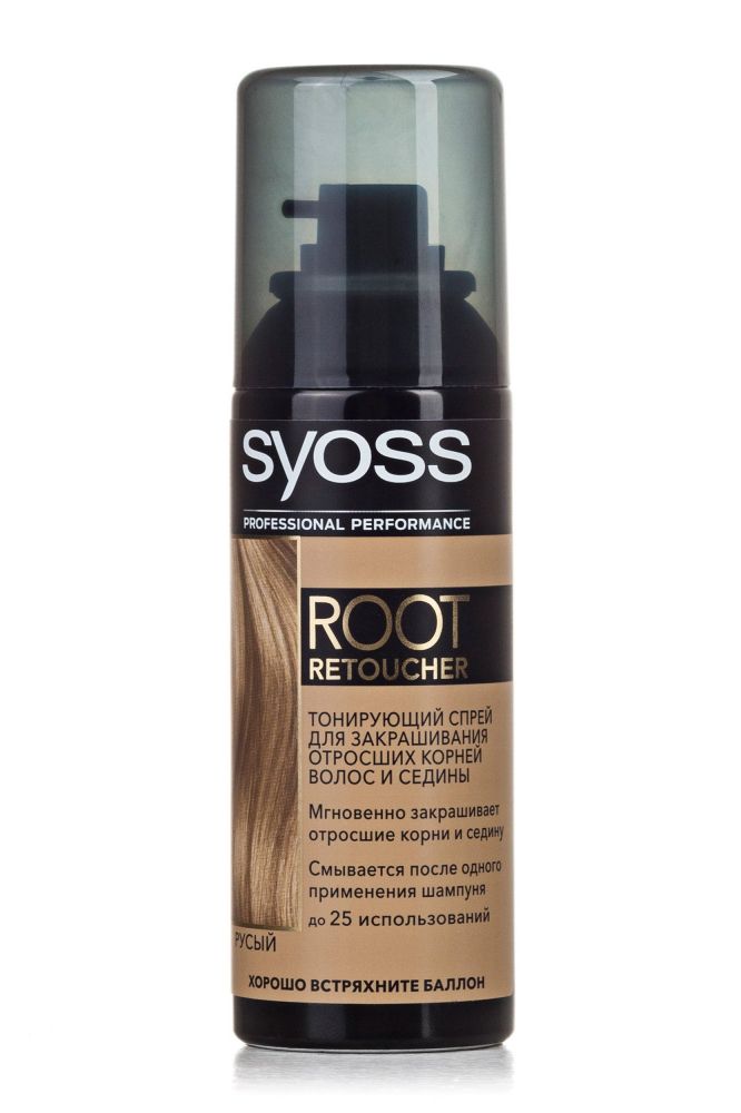Спрей для седины купить. Краска для седых волос сьес. Syoss root Retouch русый. Спрей пудра сьес. Спрей для волос сьес для окрашивания седых волос.