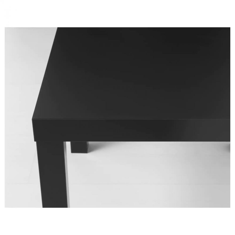 ЛАКК придиванный столик, белый, 55x55 см