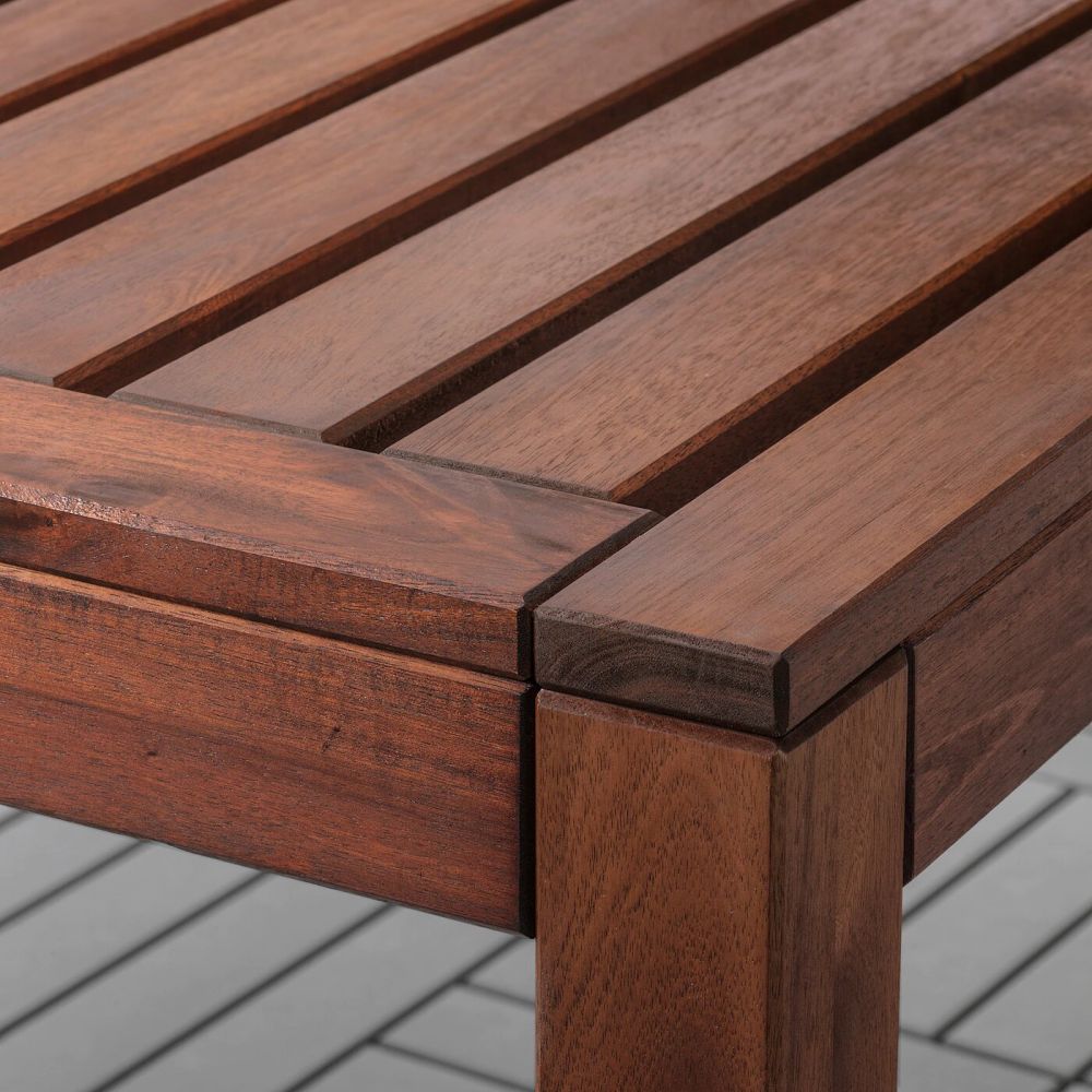 Складной стол, садовый, коричневая морилка 34/83/131×70 см IKEA ÄPPLARÖ ЭПЛАРО 004.197.95