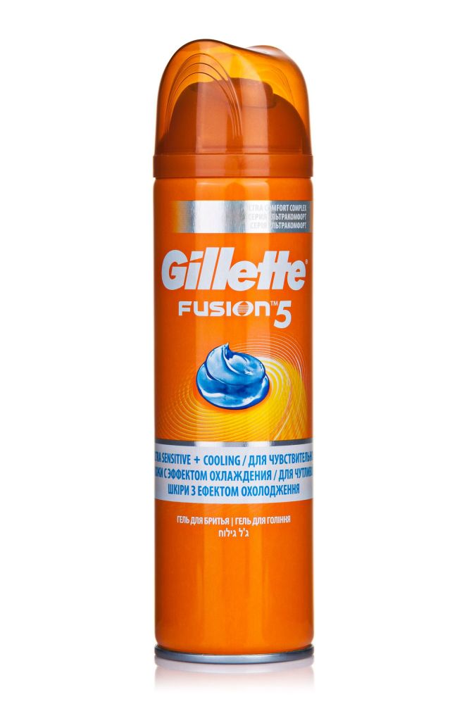 Gillette гель для бритья 200 мл fusion proglide для чувствительной кожи